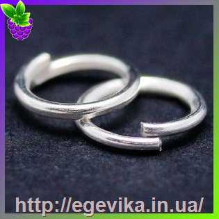 Купить Соединительное кольцо, цвет серебряный, 2 мм, 10 шт