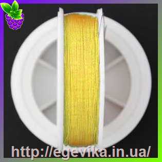 Купить Нитка для бісеру TYTAN 100 (Титан 100), колір 2518 жовтий світлий
