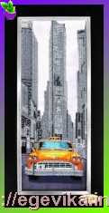 Набор, частичная вышивка бисером, атлас, "Города мира. Нью-Йорк"