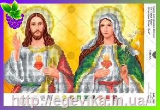 рисунок Найсвятіше Серце Ісуса і Непорочне Серце Марії
