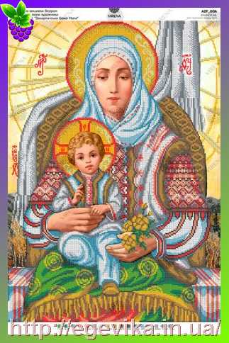 рисунок За мотивами ікони О.Охапкіна «Закарпатська Божа Мати»