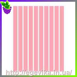 Купить Полоски бумаги для квиллинга, цвет розовый, 5x297 мм, 160 г/м2, 100 шт