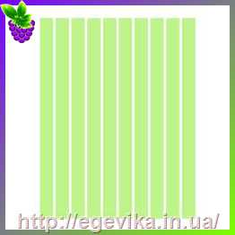 Купить Полоски бумаги для квиллинга, цвет зеленый пастельный, 5x297 мм, 160 г/м2, 100 шт