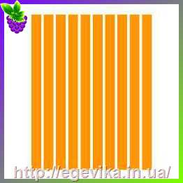 Купить Полоски бумаги для квиллинга, цвет оранжевый неон, 5x297 мм, 80 г/м2, 200 шт