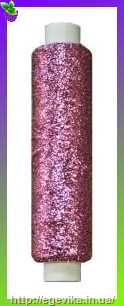 <span>Нитка</span>  люрекс для вишивання, палітра №043, колір рожевий