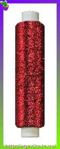 <span>Нитка</span>  люрекс для вишивання, палітра №043, колір №0020 червоний