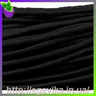 Купить Вощений шнур, колір чорний, 1-1,2 мм