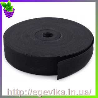 Купить Резинка плоская, 1,5 см, цвет черный