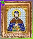 Схема, часткова вишивка бісером, габардин, ікона "Святий Іоанн Златоуст (Іван)"