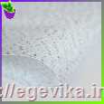 <span>Канва</span>  Аїда №14, 46х30 см, колір білий зі срібним люрексом