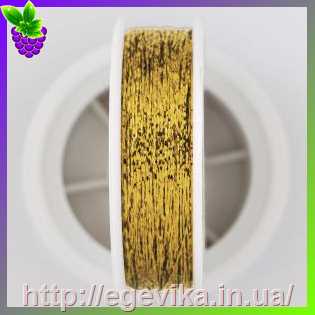 Купить Нитка люрекс для вишивання, колір №80-22 темне золото
