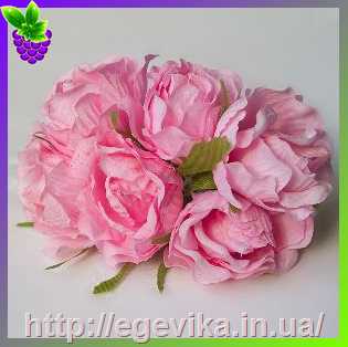 Купить Цветок розы эустома, цвет розовый