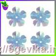 <span>Пайетки</span>  квітка, колір блакитної з перламутровим відливом, 3 г