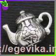 <span>Кулон-Підвіска,</span>  чайник, колір античне срібло, 13х15х8 мм