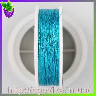 Купить Нитка люрекс для вишивання, колір №80-20 блакитна хвиля