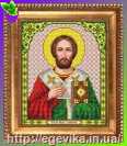 Схема, частичная вышивка бисером, габардин, икона "Св. Апостол Тимофей"