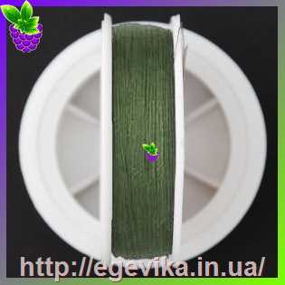 Купить Нитка для бісеру TYTAN 100 (Титан 100), колір 2740 зелений лісовий, 100 м
