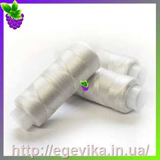 Купить Нить для бисера ORTA-100 (бисерная нить Орта-100), цвет белый, 200 м