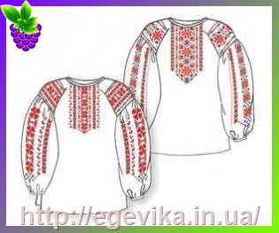 Купить Сорочка под вышивку детская для девочки (длинный рукав), размер 30