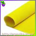 <span>Фоамиран</span>  (фумиран, foamіran) махровий із флоком, аркуш 20х30 см, колір 4 - жовтий