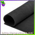 <span>Фоамиран</span>  (фумиран, foamіran) махровий із флоком, аркуш 20х30 см, колір 2 - чорний