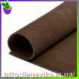<span>Фоамиран</span>  (фумиран, foamіran) махровий із флоком, аркуш 20х30 см, колір 1 - коричневий
