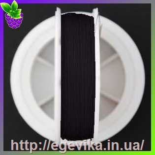 Купить Нитка для бісеру TYTAN 100 (Титан 100), колір 2799 чорний, 100 м