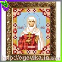 рисунок Схема, часткова вишивка бісером, атлас, ікона 