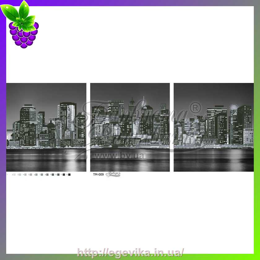 рисунок Схема модульная, частичная вышивка бисером, атлас, 