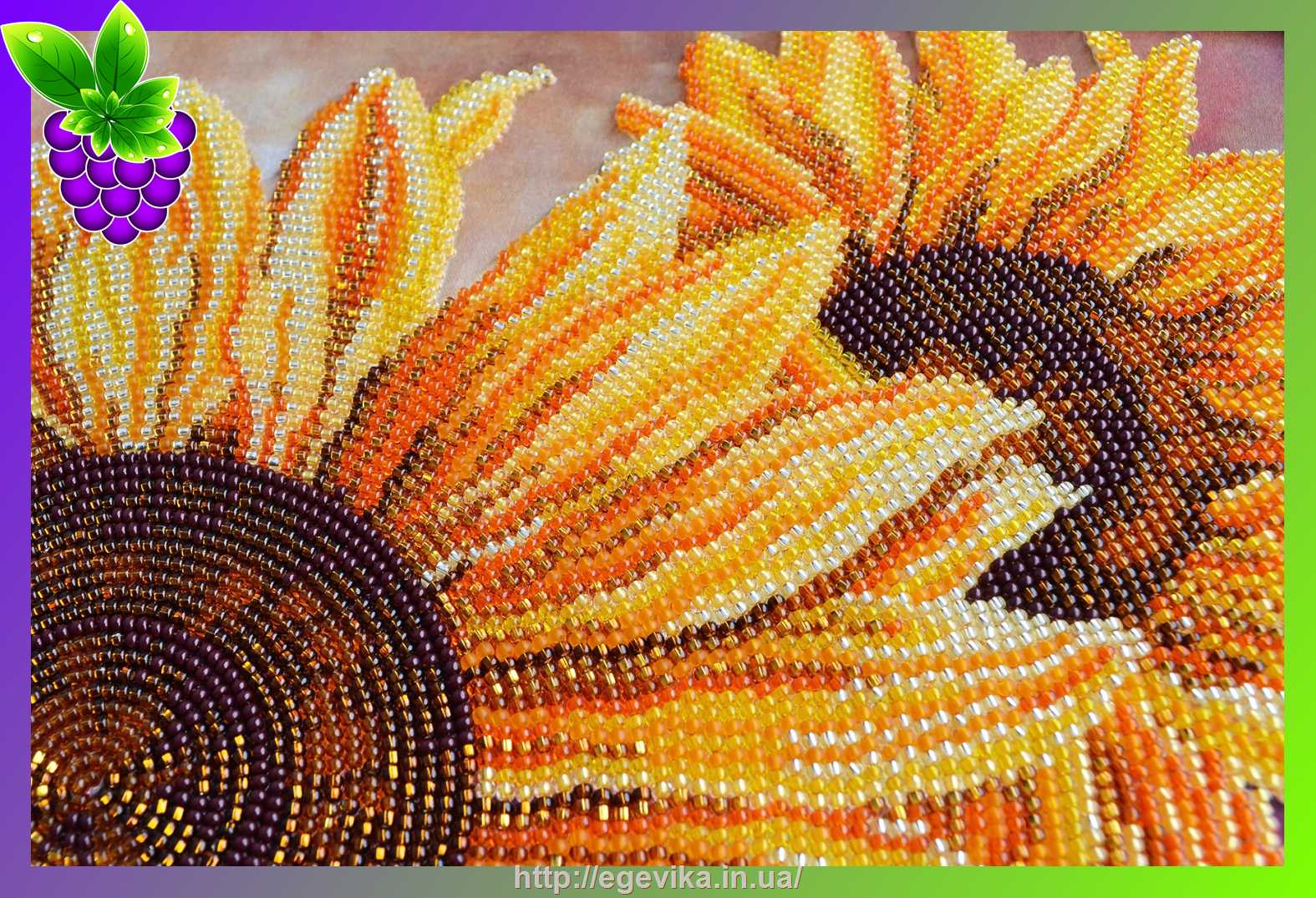 рисунок Набор, частичная вышивка бисером, атлас, 