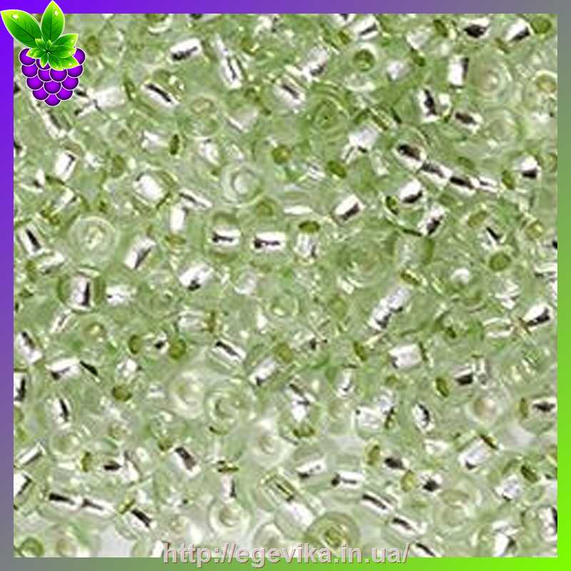 <span>Бісер,</span>  №78261, колір блідо-зелений, пакет  50 г