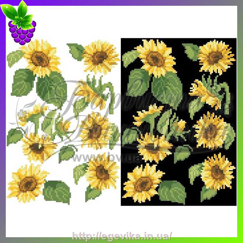 рисунок Схема, вышивка бисером, водорастворимый флизелин, 