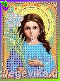 рисунок Схема, часткова вишивка бісером, габардин, ікона 