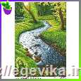 рисунок Схема, полная вышивка бисером, атлас, 