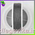 рисунок Нитка люрекс для вишивання, колір №100-27 сріблястий меланж (чорний+срібло)