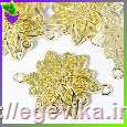 <span>Коннектор,</span>  2 отвору, колір золото, 40х28х2,5 мм