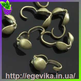 Купить Каллоты, колір бронза, 10х5 мм, 2 шт