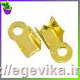 <span>Затиск</span>  для шнура, колір золото, 9х3,5х4 мм