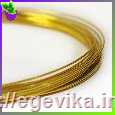 Дріт для бісеру, колір жовтий, 2 мм