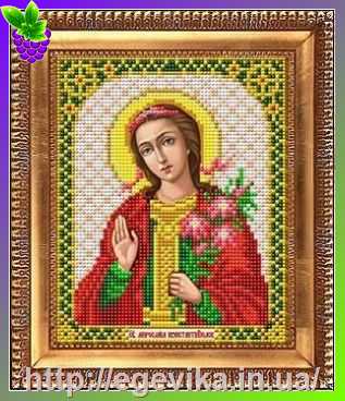 Купить Схема, часткова вишивка бісером, габардин,  ікона 