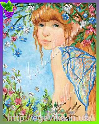 Купить Схема, часткова вишивка бісером, габардин,  