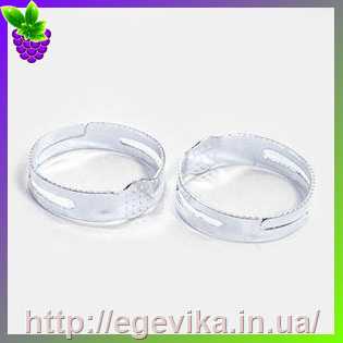 Купить Заготовка кільця, колір античне срібло, 15 мм