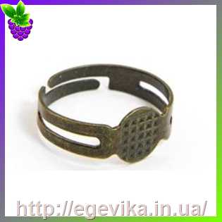 Купить Заготовка кільця, колір бронза, 17 мм