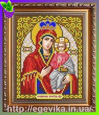 Купить Схема, часткова вишивка бісером, габардин,  ікона 