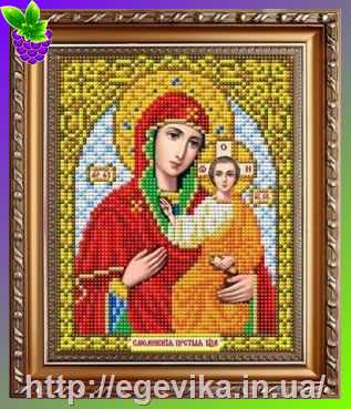 Купить Схема, часткова вишивка бісером, габардин,  ікона 