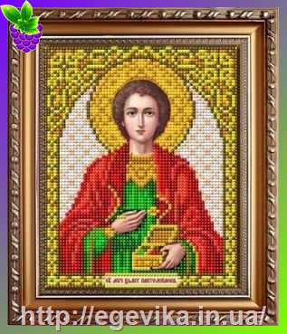 Купить Схема, частичная вышивка бисером, габардин,  икона 