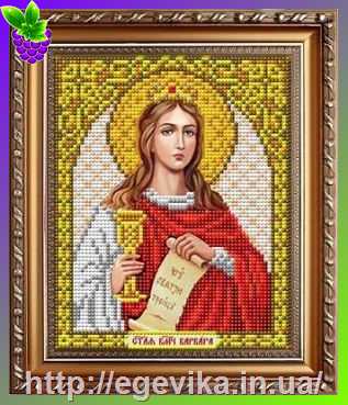 Купить Схема, часткова вишивка бісером, габардин,  ікона 