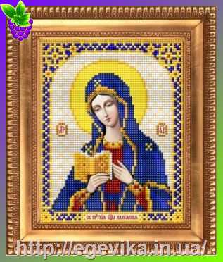 Купить Схема, часткова вишивка бісером, габардин, ікона 