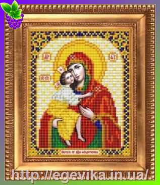 Купить Схема, часткова вишивка бісером, габардин, ікона 