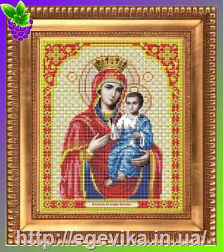 Купить Схема, часткова вишивка бісером, габардин, ікона 